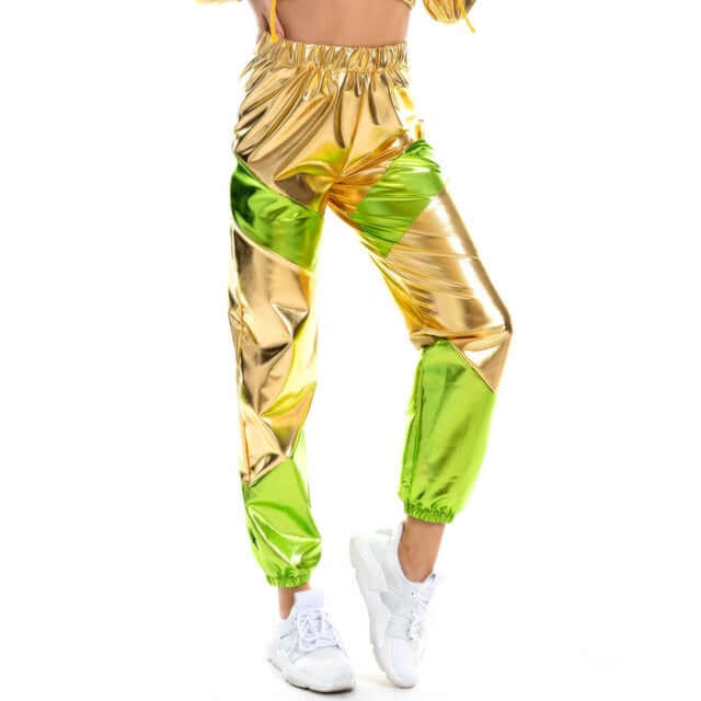 Rave Gear - Holographic Rave Pants - The Showstopper Festival Outfit
